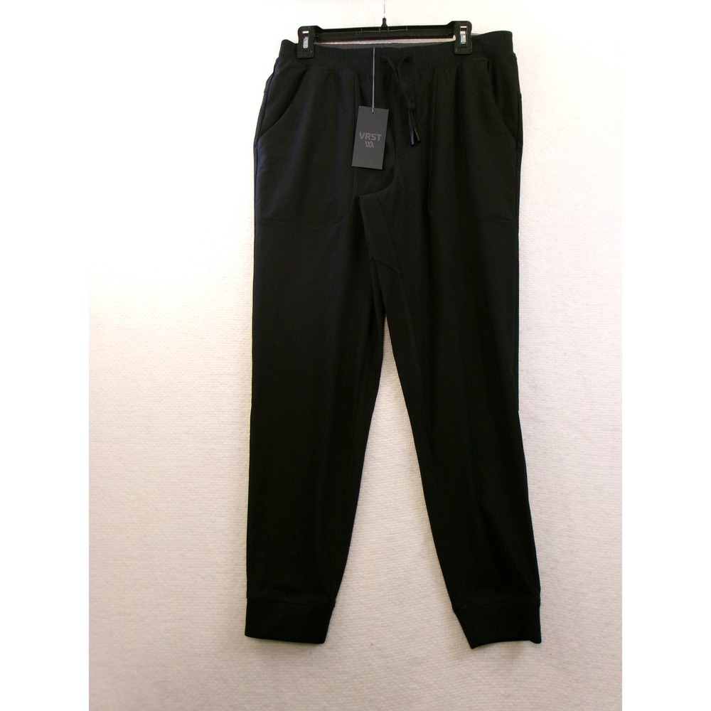 VRST Mens Limitless Jogger Slim Pure Black‎ VRST-S24-HT-LS1 Size M NWT